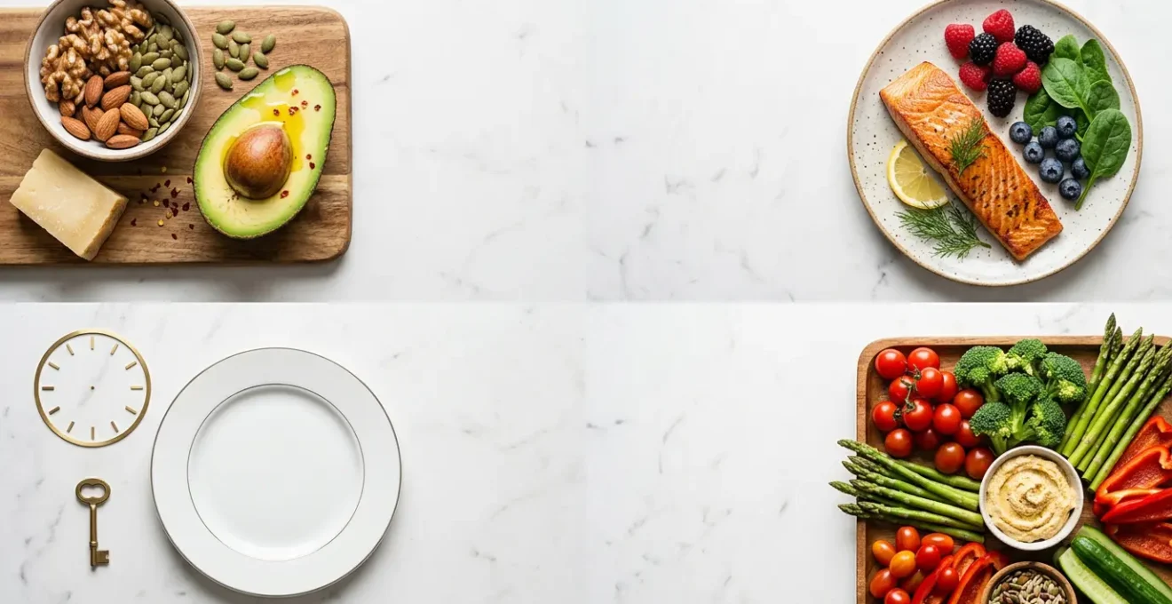 Représentation visuelle des différents régimes alimentaires pour atteindre des objectifs santé personnalisés