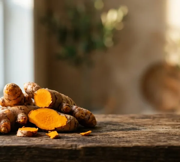 Concept visuel représentant le curcuma et ses bienfaits pour les articulations