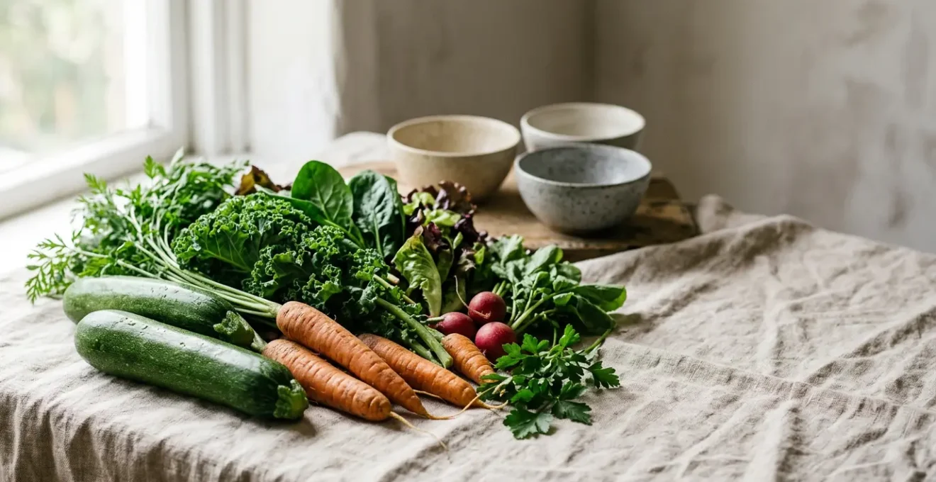 Concept visuel symbolisant le bien-être digestif et l'équilibre intestinal naturel sans médicaments