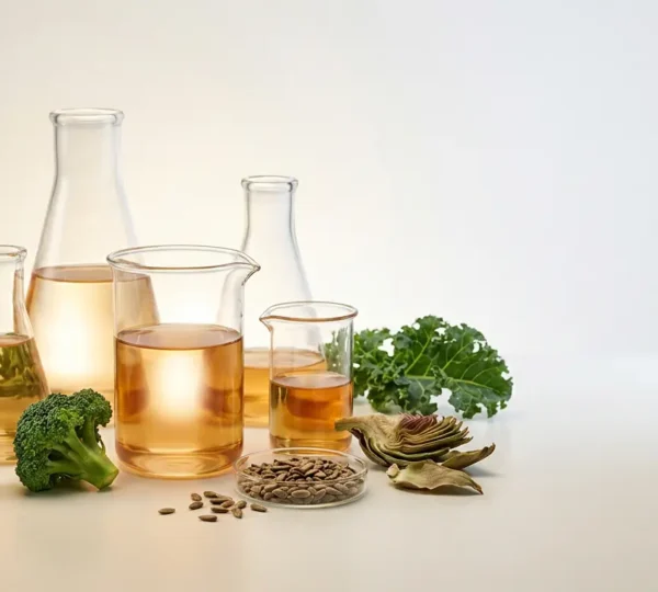 Concept visuel représentant la santé hépatique et la régénération du foie par une approche naturelle