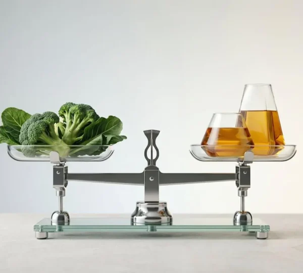 Illustration représentant le concept de restauration de la santé métabolique et de la sensibilité à l'insuline de manière naturelle