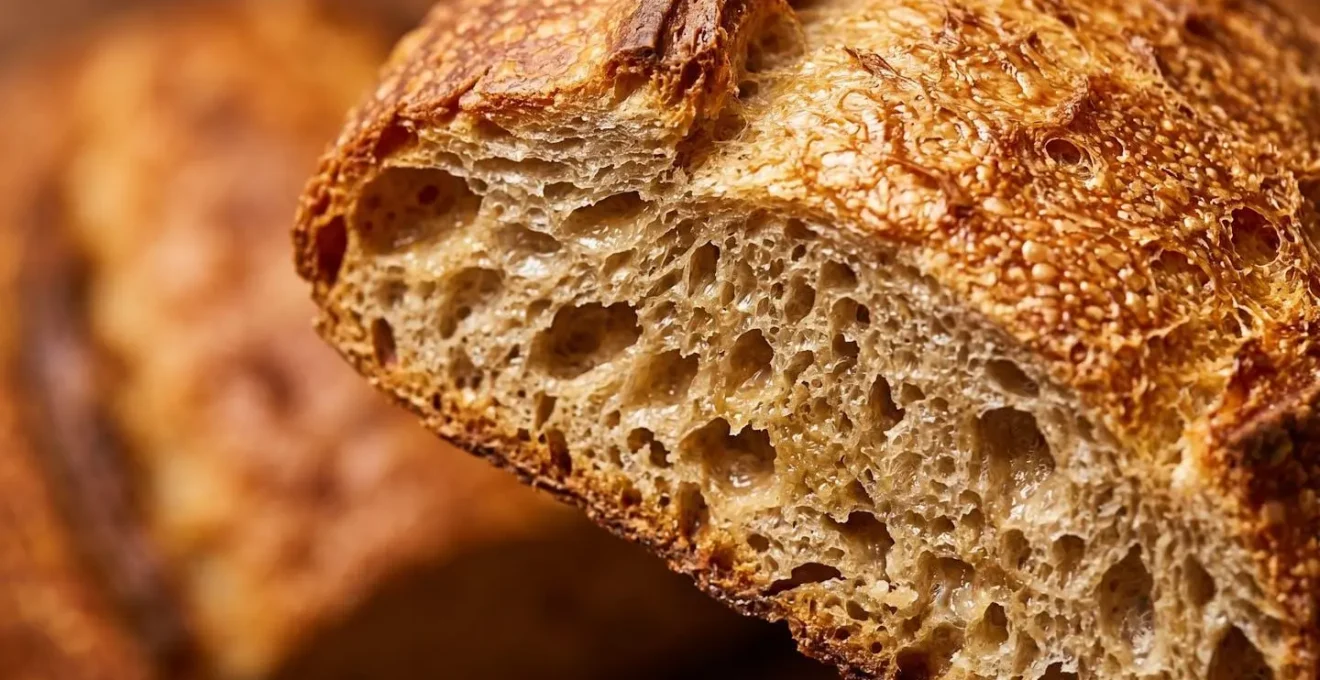 Vue macro détaillée de textures alimentaires révélant la présence d'huiles végétales riches en oméga-6