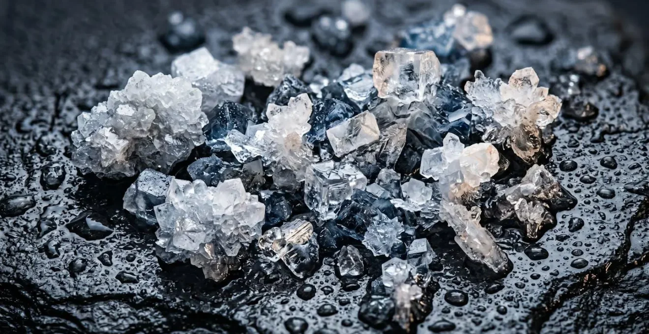 Représentation symbolique de la déshydratation et de la perte d'électrolytes au niveau cellulaire